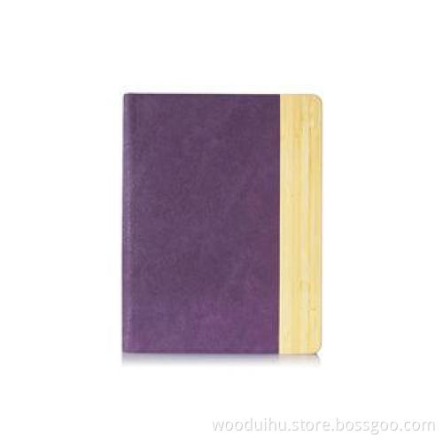 Purple Girls iPad Air Leather Folio With Stand , Bamboo Uni
